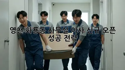 영천 화룡동 사무실 이사? 신규 오픈 성공 전략!